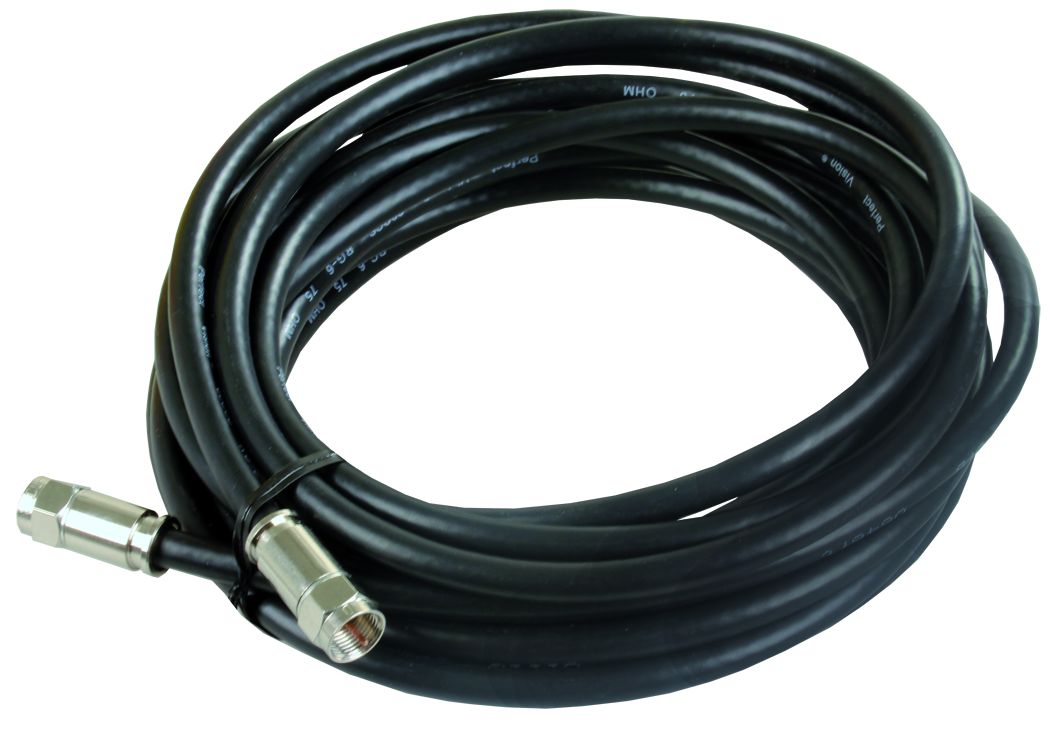 JR PRODUCTS 20' RG6 COAX W/COMPRN END [47975]