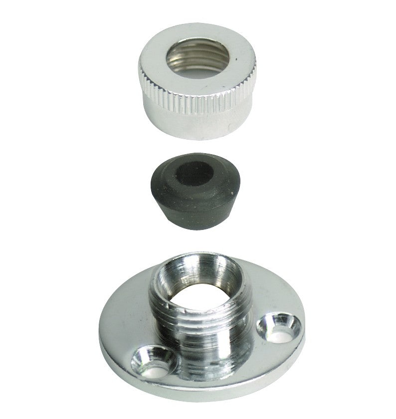 WHITECAP IND C.P. BRASS CABLE OUTLET-5/16' [S-0717C]