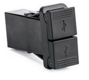 SIERRAMARINE DUAL PORT USB 2.0 CHARGER  SQUARE D [AP10020]