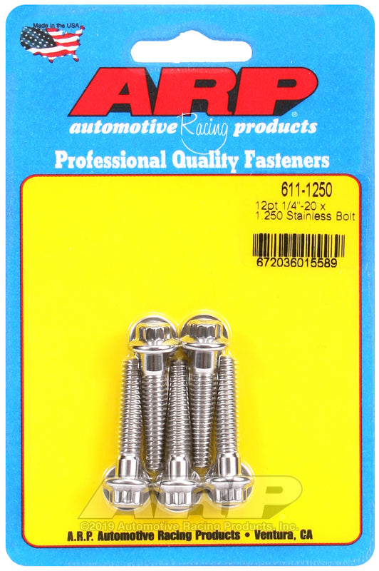 ARP 12 PT 1/4-20X1.250 PK/5 [611-1250]