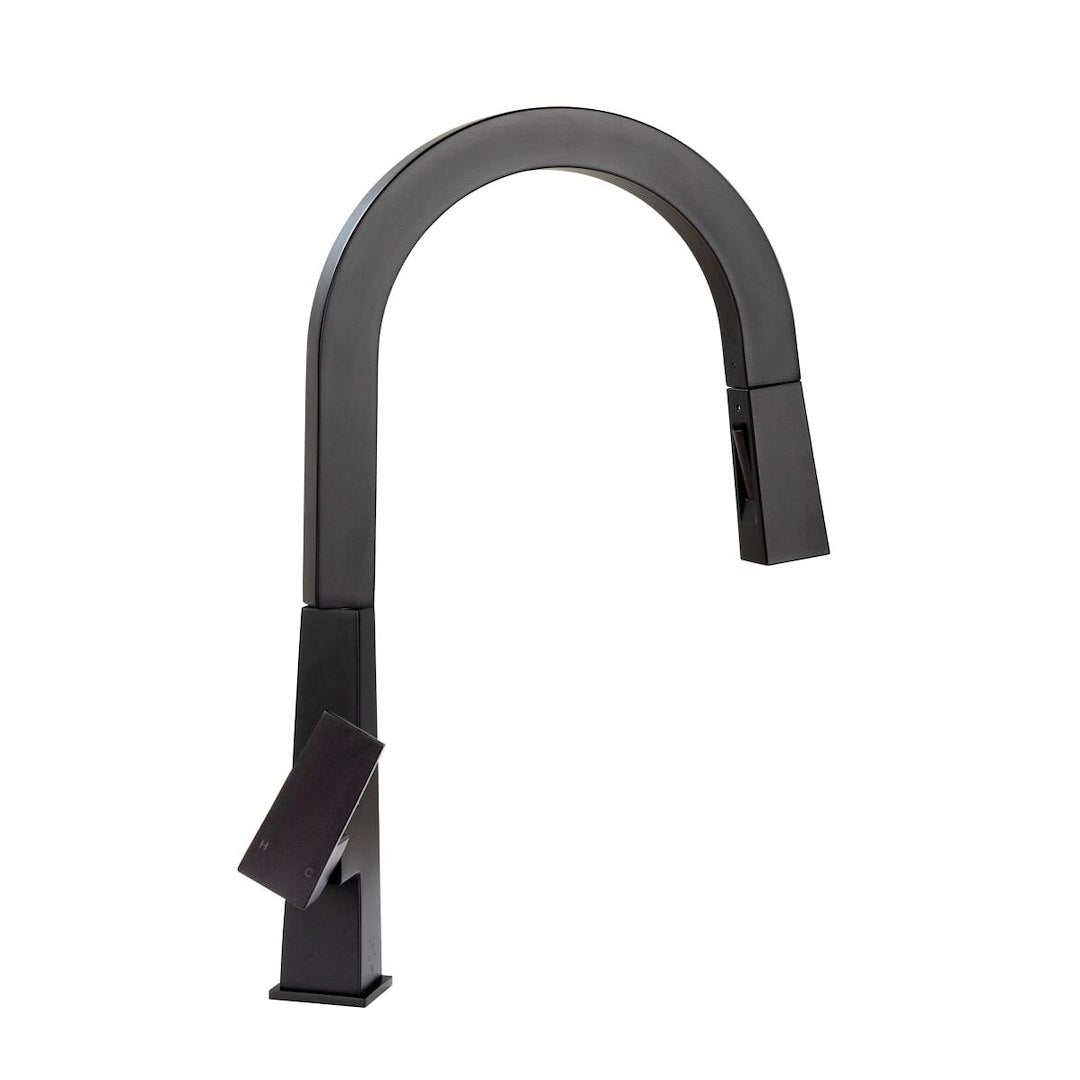 LIPPERT COMP PULL-DOWN FAUCET-BLACK MATTE [2021090602]