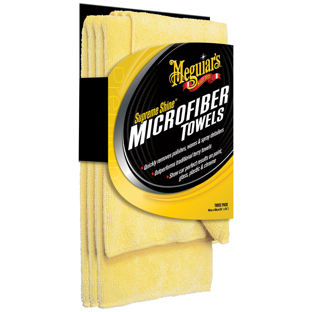 MEGUIARS WAX SUPRME SHINE MICROFBR 3PK [X2020]