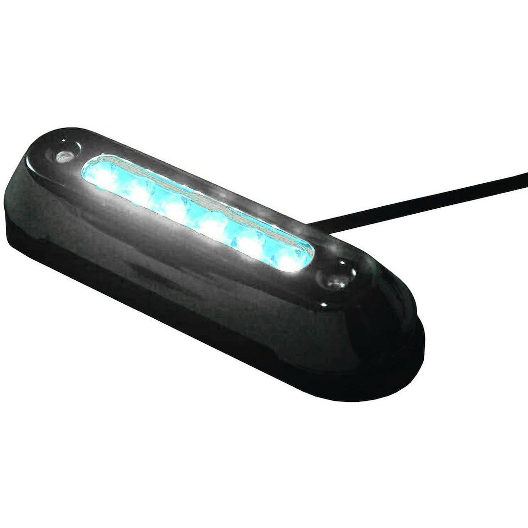 T-H MARINE STAINLESS STEEL BEZEL LED OVAL UNDE [LED-SM7815-W-DP]
