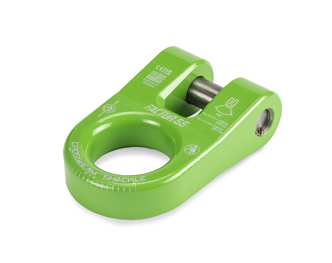 FACTOR 55 CROSSBEAM SHACKLE GREEN [00054-08]