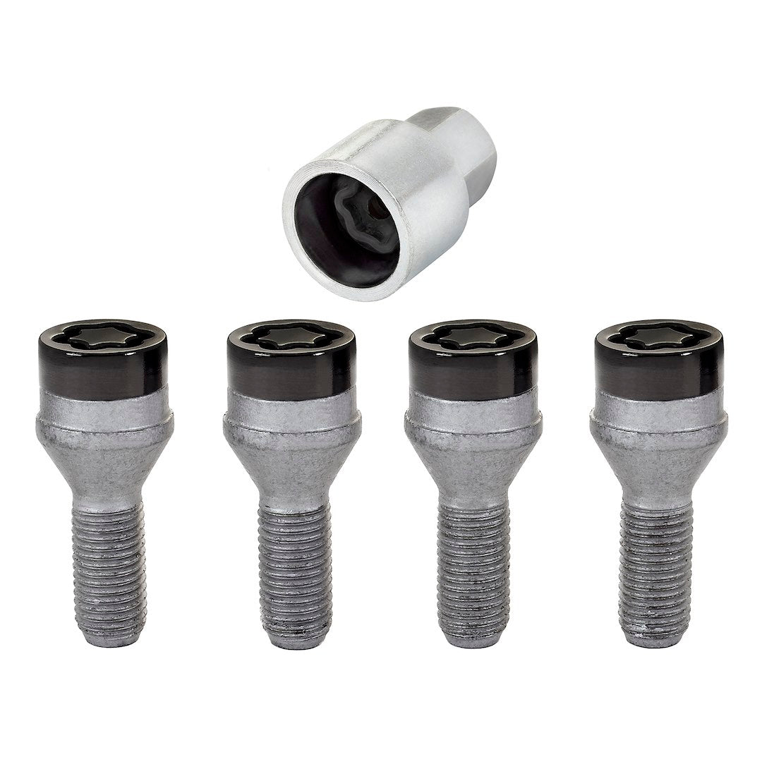 MCGARD 4 PK WHL LK ST BLK 12X1.5 [27178]