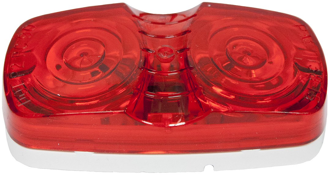 PETERSON MFG OVAL CLEARANCE LIGHT RED [V138R]