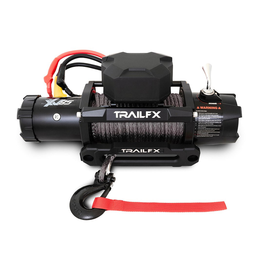 TRAILFX X95 WINCH SYNTHETIC ROPE WINCH [WXVS95B]