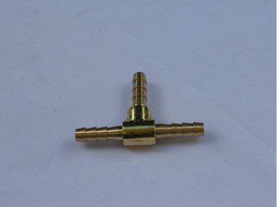 HELIX RACING BRASS BARB/BARB/BARB 'T' 3/16'(5MM) [053-1470]