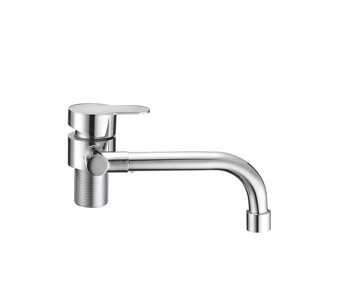 DURA FAUCET FOLDING RV KITCHEN FAUCET - CHROME [DF-MK510H-CP]