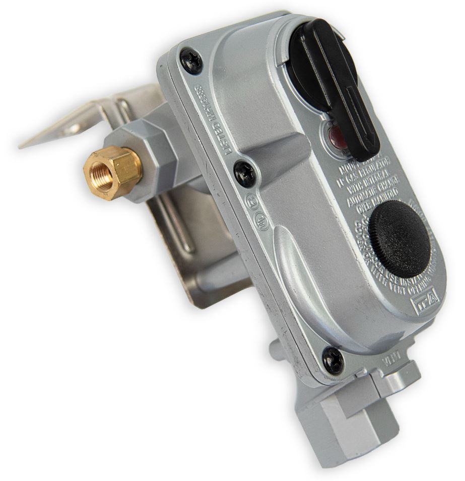 FLAME KING AUTO REGULATOR W/PLS COVER & L MNT [ACR-2]