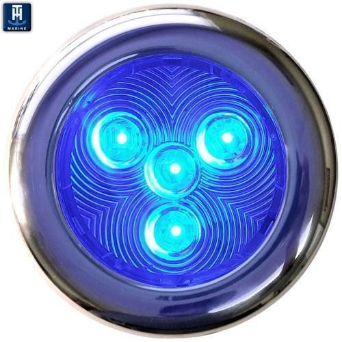 T-H MARINE 3' BLUE LED PUCK LIGHT [LED-51828-DP]