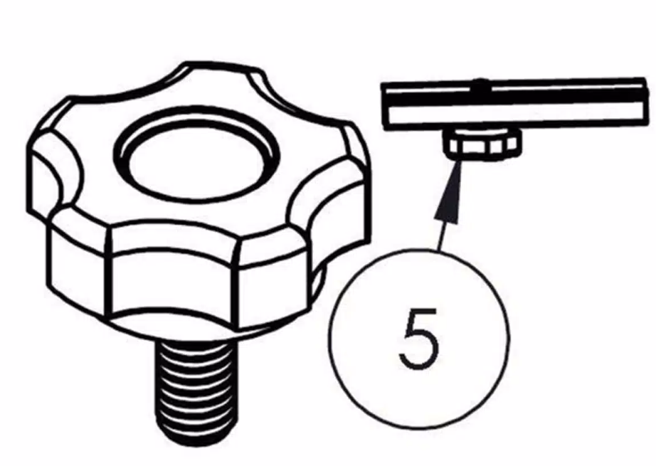 BAK IND BAKFLIP LOCK KNOBS (2) [PARTS-356A0014]