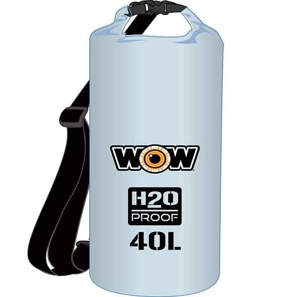 WOW SPORTS H2O PROOF 40L DRYBAG CLEAR [18-5100C]