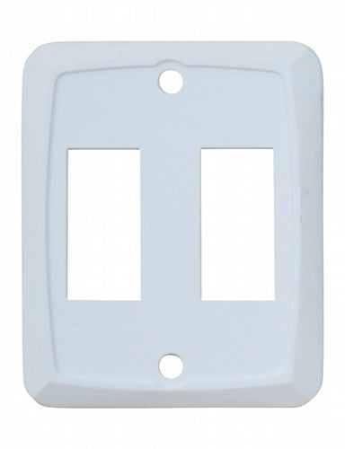 VALTERRA LLC DOUBLE SWITCH PLATE WHITE [DG201VP]