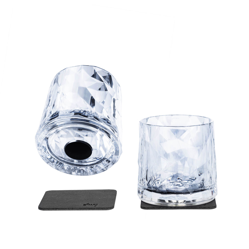 SILWY MAGNET MAGNETIC PLASTIC GLASSES TUMBLER [KO-WH-C-2]