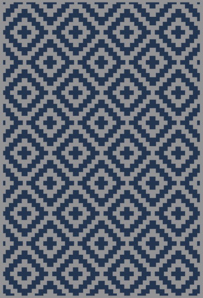 LIPPERT COMP 8X12 MAT BLUE/GREY [2024048079]