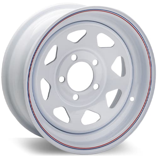 AMERICANA 15X5 SPK 5H-5.0 WH STR [20428]