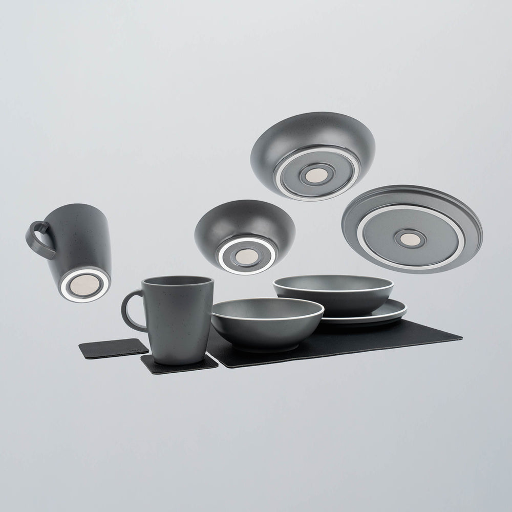 SILWY MAGNET TABLEWARE SET GRAY [SYBR-KGS-11-DG]
