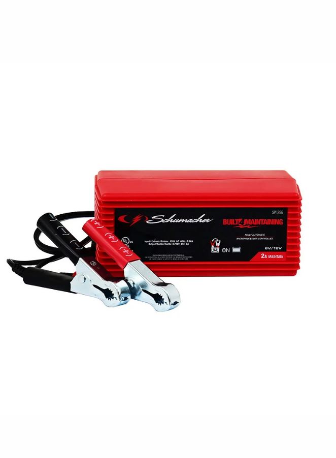 SCHUMACHER 2 AMP BATTERY CHARGER/MAINTAINER MO [SP1296]