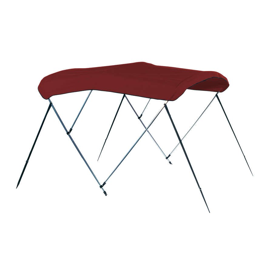 CARVER 4 BOW(8'-SQ) PONTOON TOP W/BOOT SUN [A(8SQ)4893UB-08]