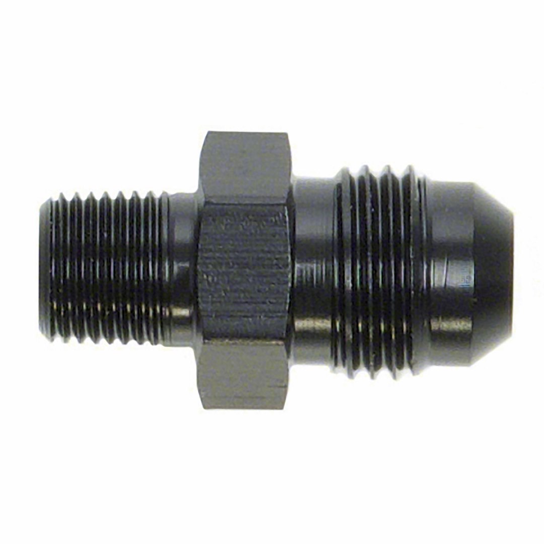 SPEEDFX -4AN X1/4NPTF BLK ST FL TO PIPE ADP [560496BK]