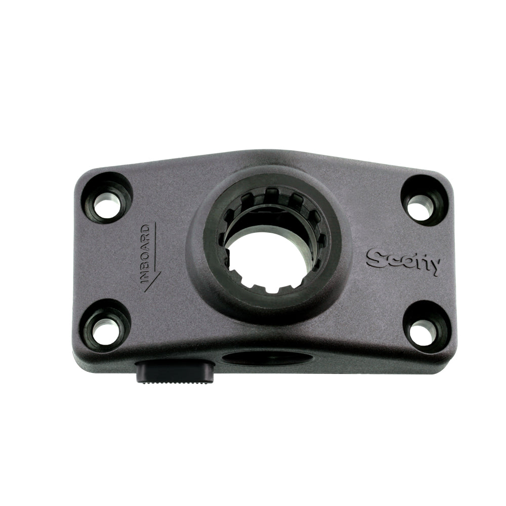 SCOTTY INC. SIDE/DECK MNTING BRKT LOCKING BLK [0241L-BK]