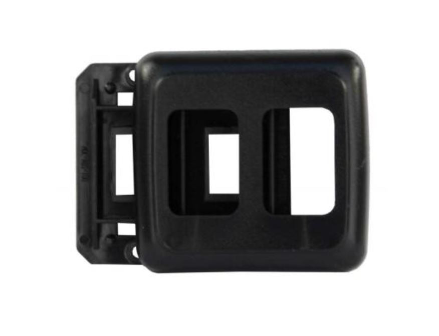 JR PRODUCTS DBL SW BASE&FACE PLT  BK [12315]