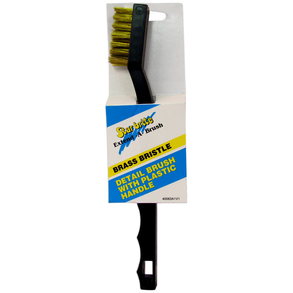 STAR BRITE DETAIL BRUSH W/PLASTIC HANDLE [040063]