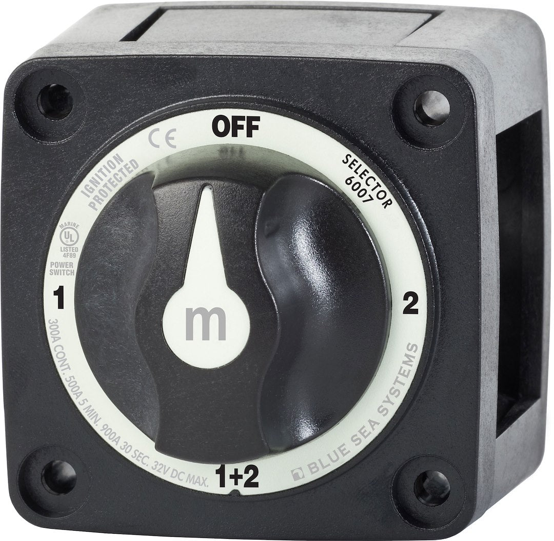 BLUE SEA SWITCH BATTERY M SELECTOR BLK [6007200-BSS]