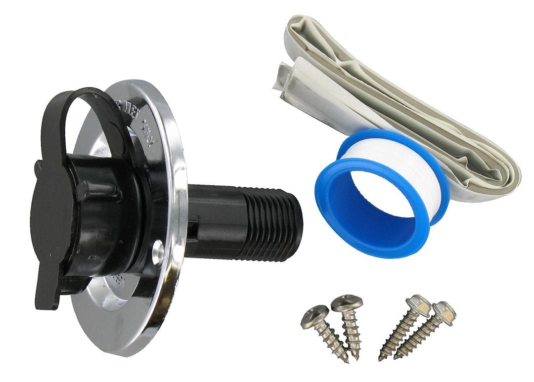 VALTERRA LLC 2 3/4_ WATER INLET MPT WH [A01-0165VP]