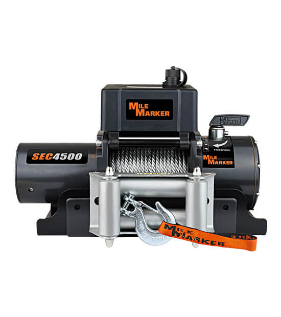MILEMARKER TRAILER WINCH W/PLT&STRAP [76-50115BW]