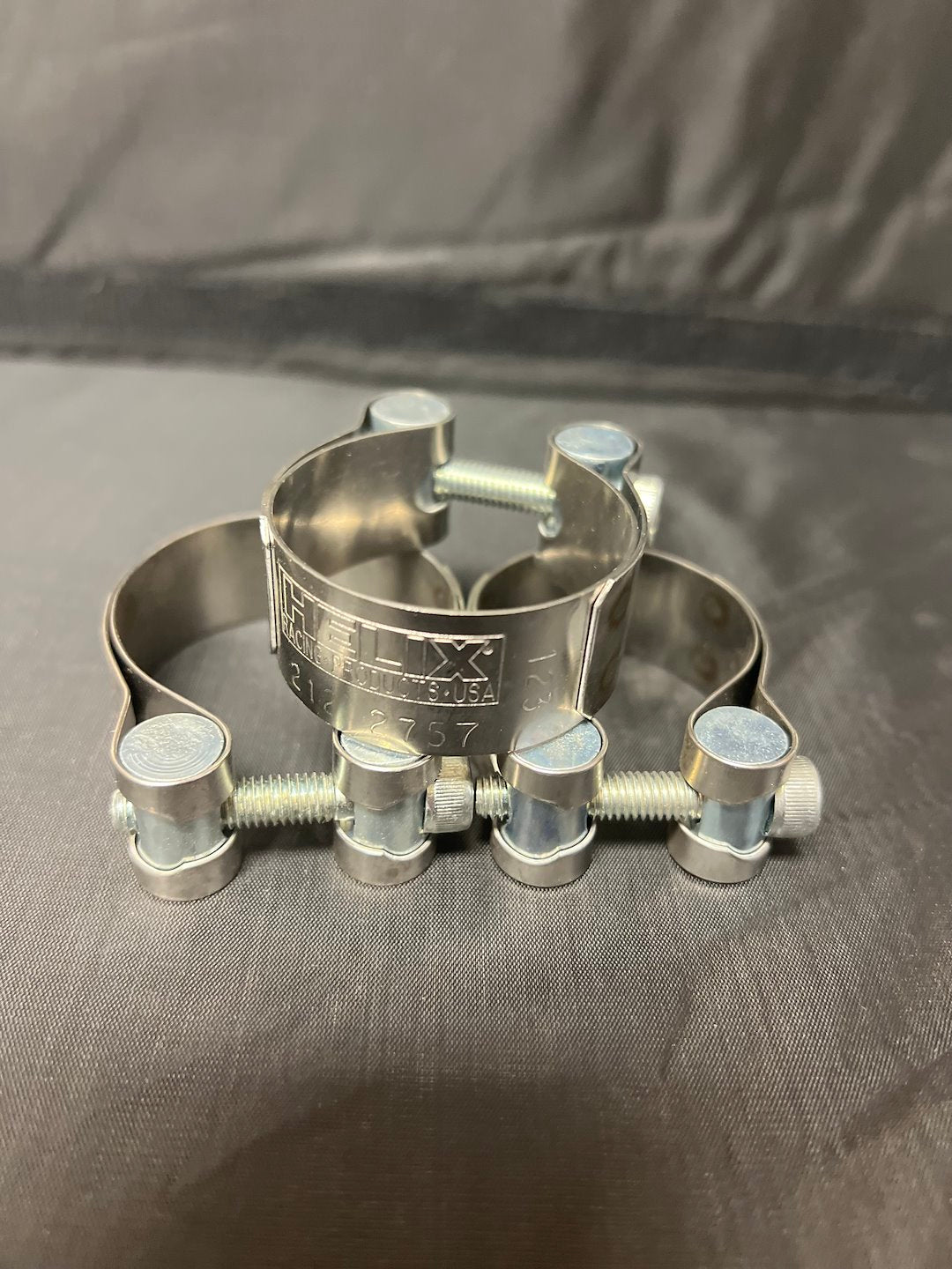 HELIX RACING STAINLESS STEEL MUFFLER CLAMP  1.56 [212-2757]
