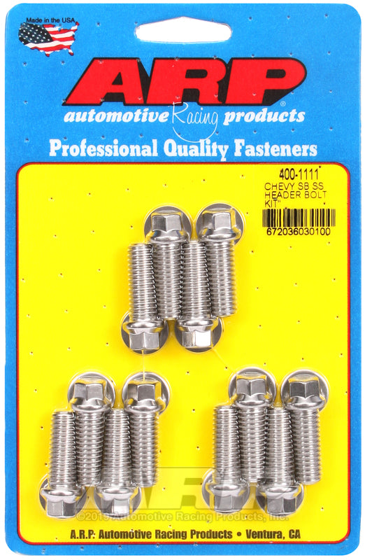 ARP SBC SS HEX HDR BOLT KIT [400-1111]