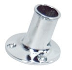 WHITECAP IND C.P. BRASS FLAGPOLE SOCKET  3/4' [S-5001C]