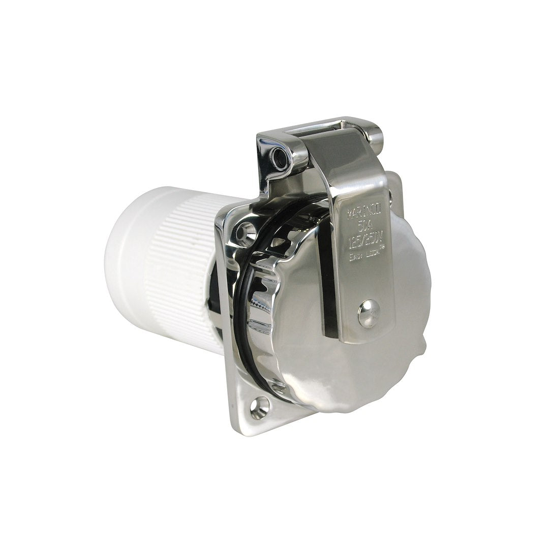 MARINCO 50A STAINLESS INLET [6373EL-BRV]
