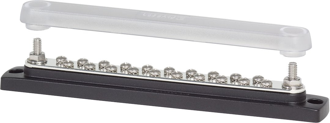 BLUE SEA BUSBAR 20 GANG COMMON BUS W/CVR [2312-BSS]