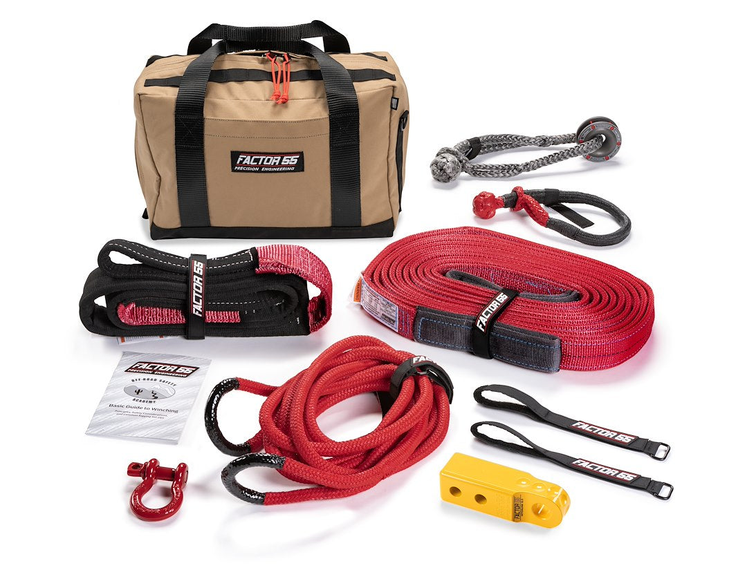 FACTOR 55 WNCH TOW KIT_HMNGWAY UTV_YEL [00494-03]