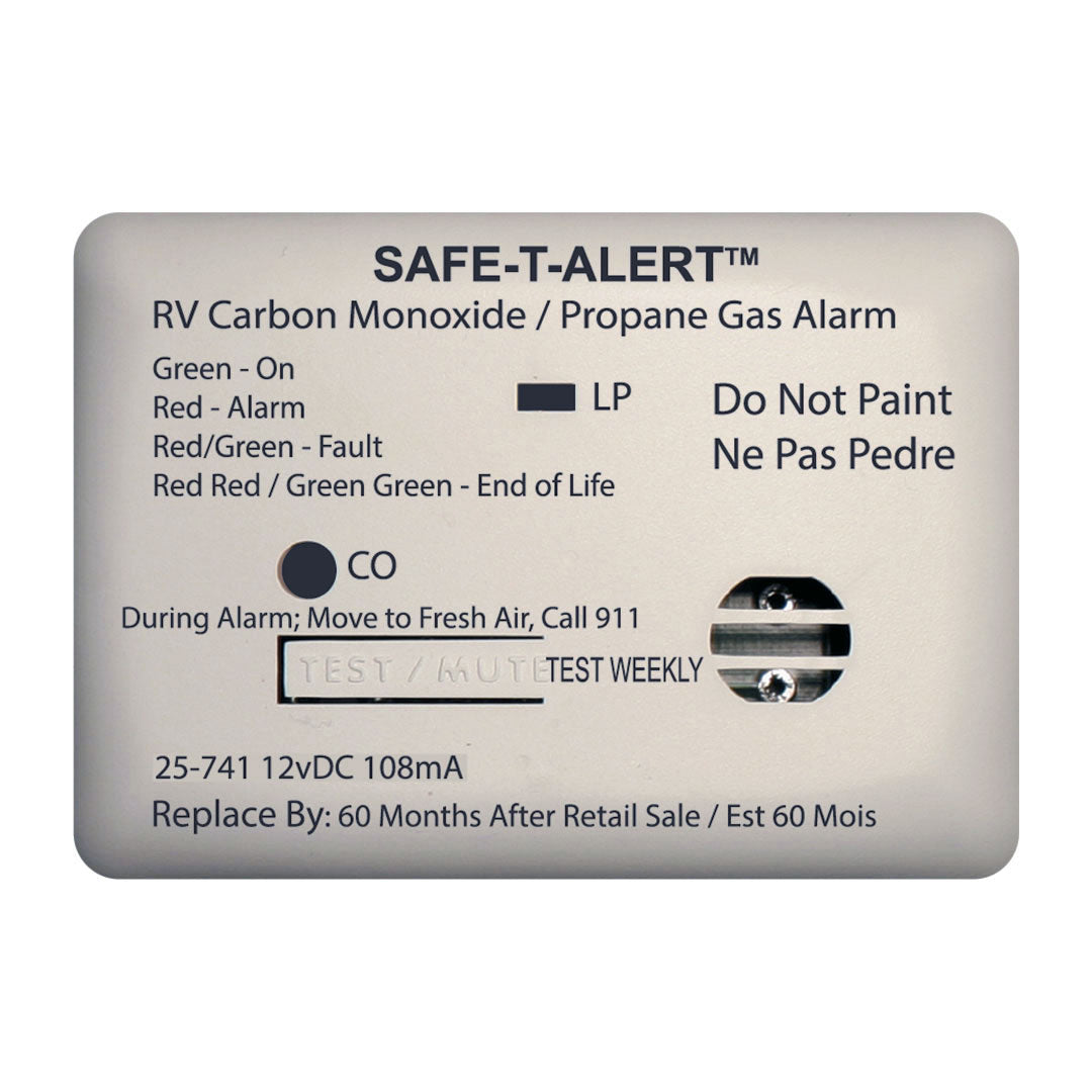 MTI INDUSTRY MINI LP/CO ALARM SURF WHT [25-741-WT]