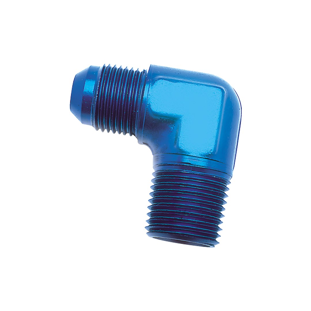 SPEEDFX -4AN X 1/4NPTF 90  BLK ELBOW [560492BK]