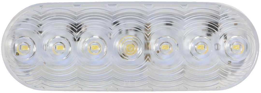 PETERSON MFG LED OVAL BACKUP LIGHT  CL [V821KC-7]