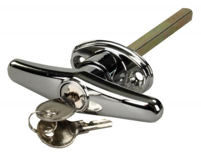 JR PRODUCTS LOCKING T-HANDLE  CHROME [10885]