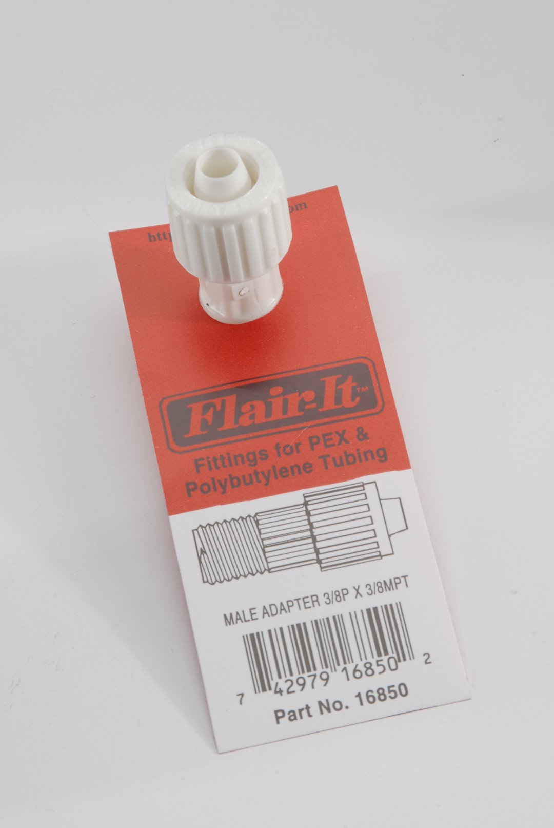 ELKHART SUPP 1PC 3/8X3/8 MALE PIPE ADA [16850]