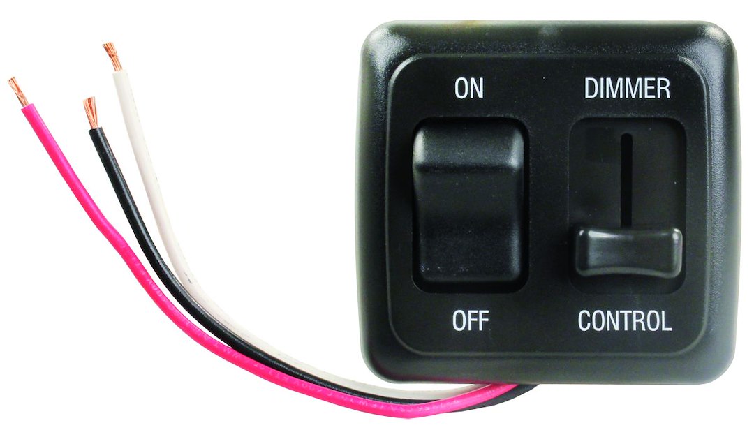 JR PRODUCTS DIMMER ON/OFF  LED  BLACK [15225]