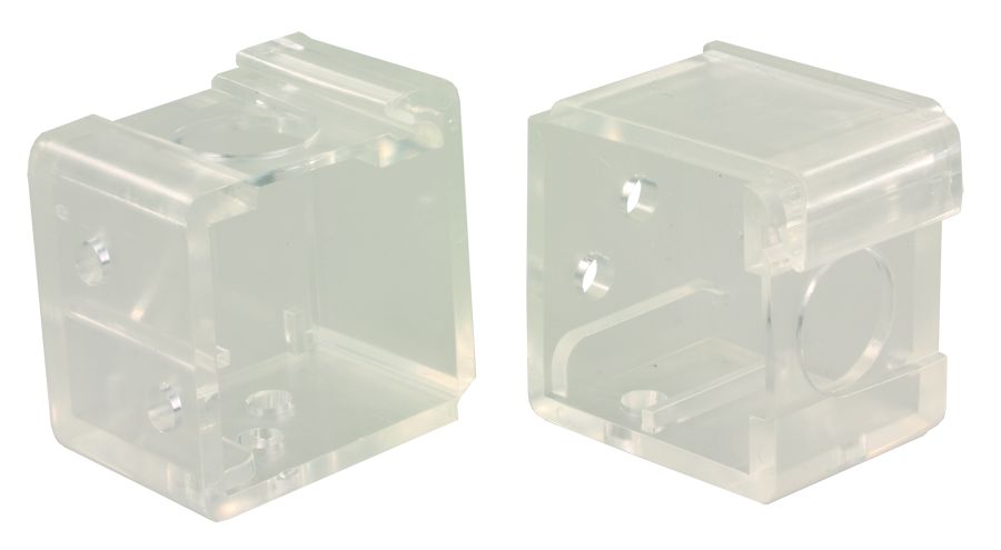 JR PRODUCTS MINI BLIND BRACKETS CLEAR [81915]