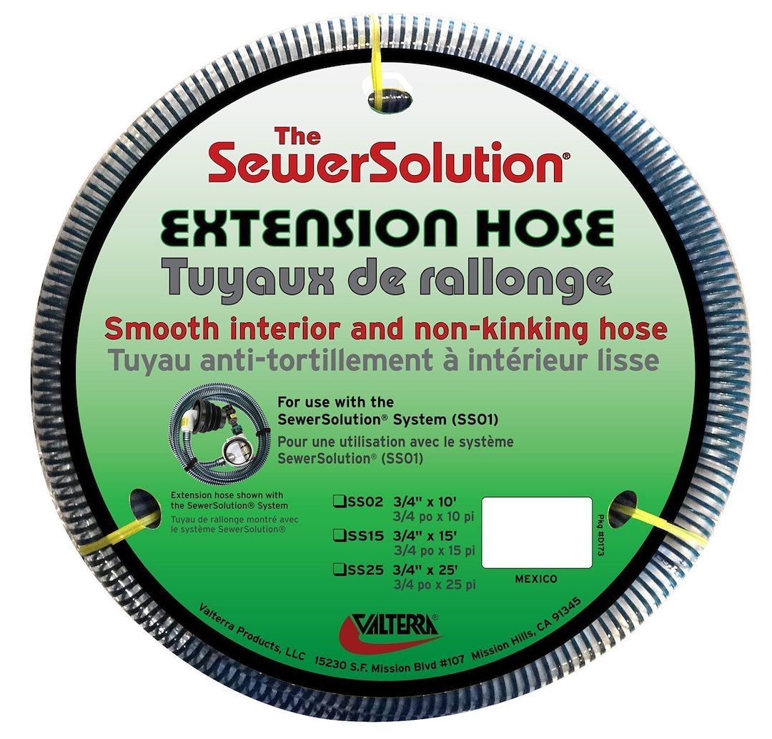VALTERRA LLC SEWERSOLUTION EXT HOSE 15 [SS15]
