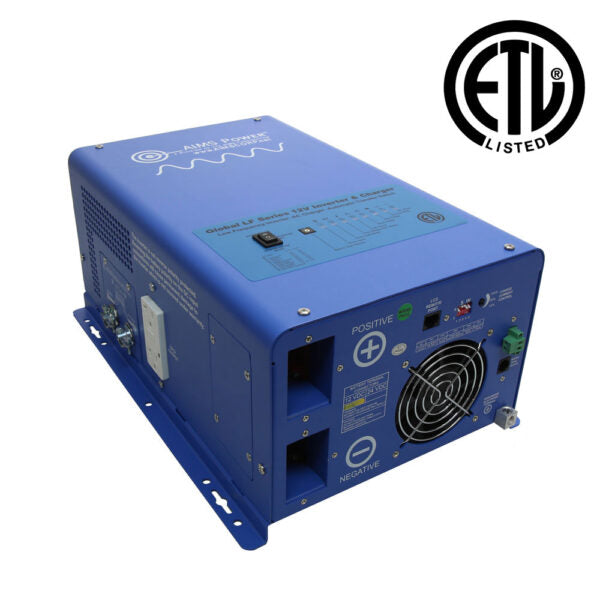 AIMS POWER 2000W PURE SINE LF INVERTER/CHARGER [PICOGLF20W12V120V]