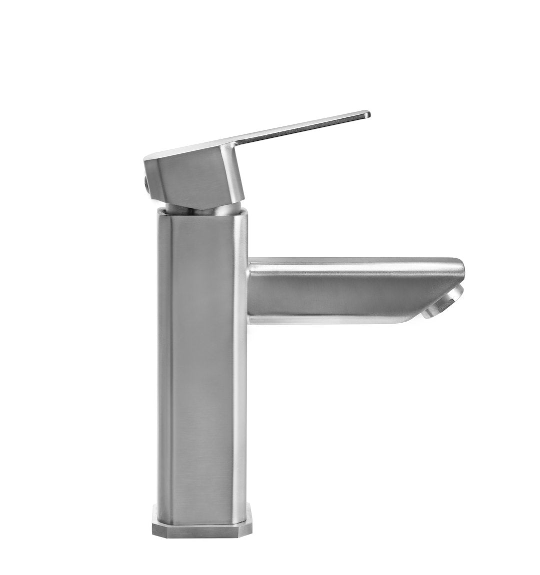 DURA FAUCET MODERN ANGULAR RV LAVATORY FAUCET - [DF-ML803LQ-SN]