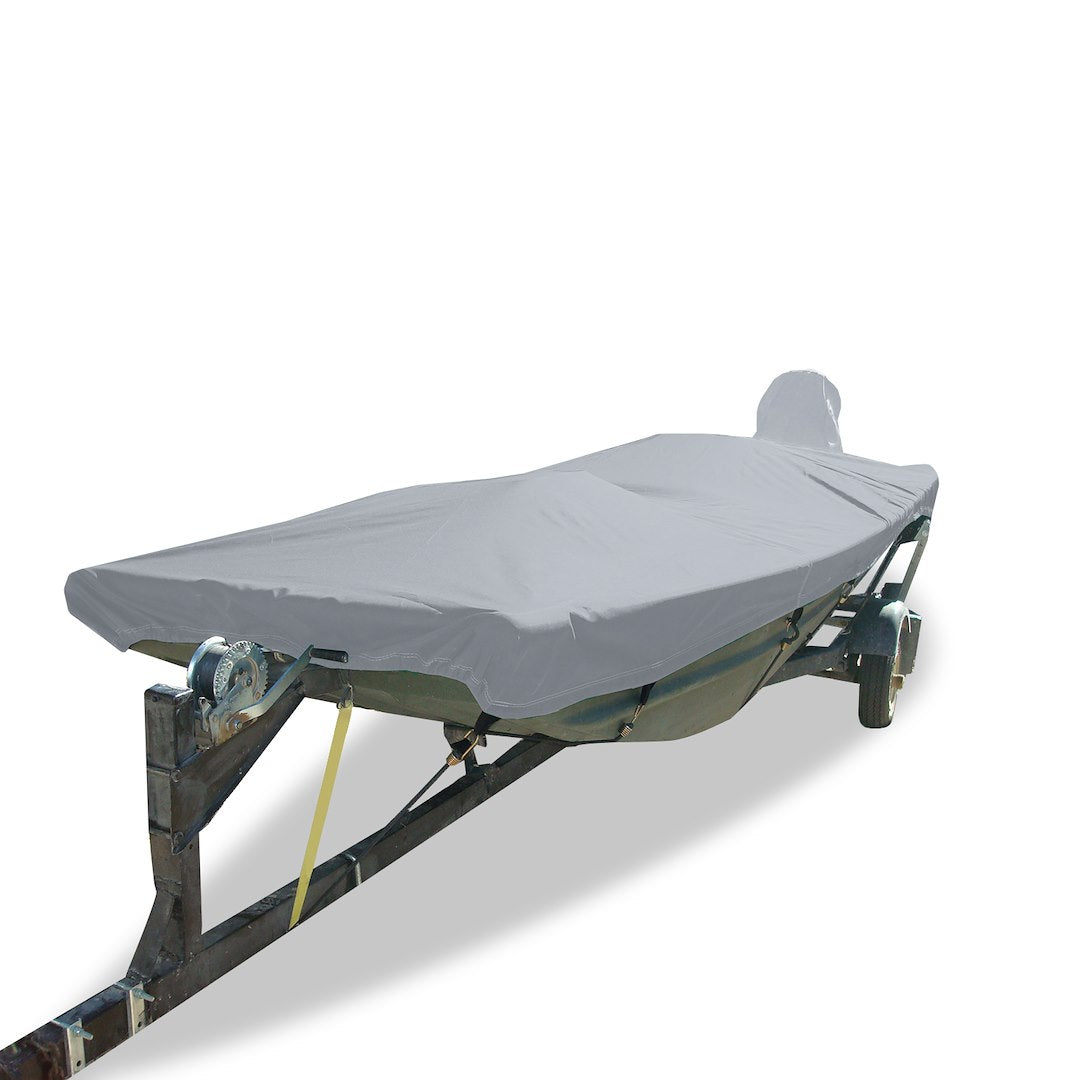 CARVER BOAT COVER  OJ-14 XW O/B  PG GRAY [74201EXP-10]