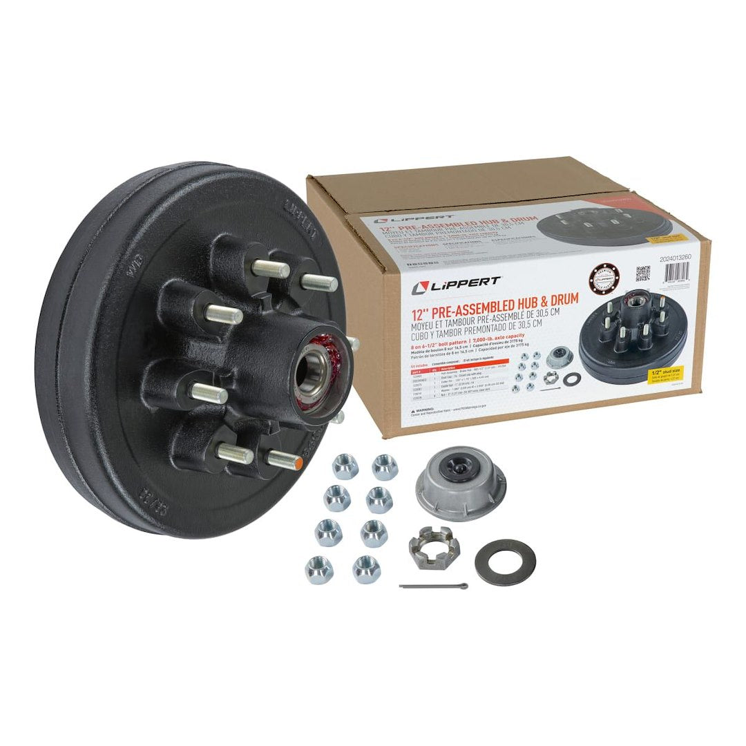 LIPPERT COMP AP KIT - BRAKE HD 865 1/2 STUD COMP [2024013260]