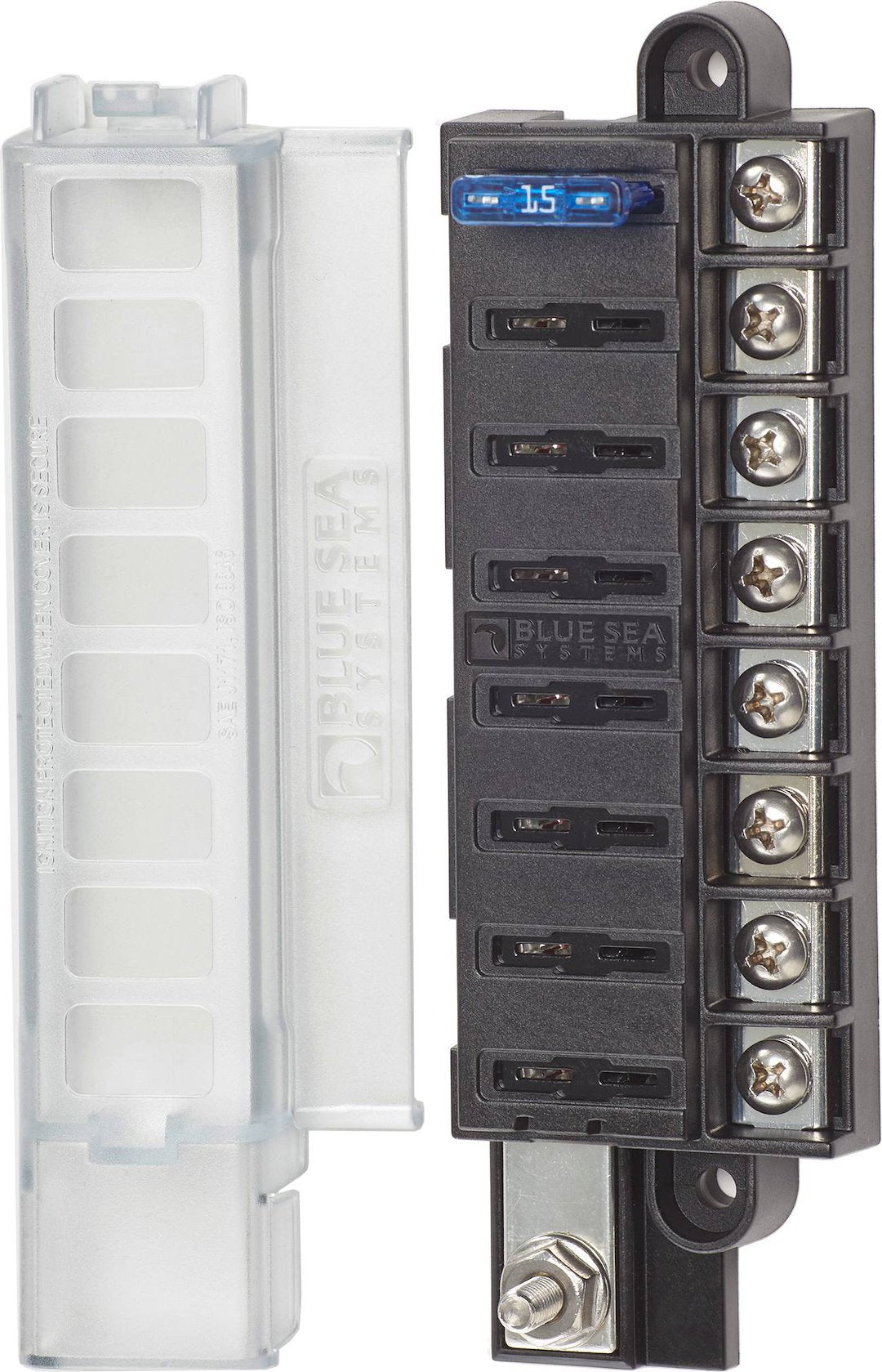 BLUE SEA FUSE BLOCK STBLADE COMPAC [5046-BSS]